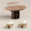 Table de vœux élégante, table de salle à manger extensible, table de bureau unique (table seulement)