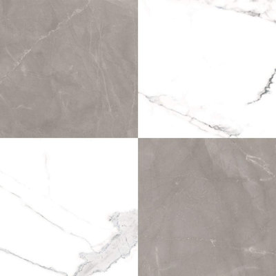 Windsor Checkerboard 12" x 12" Porcelain Tile