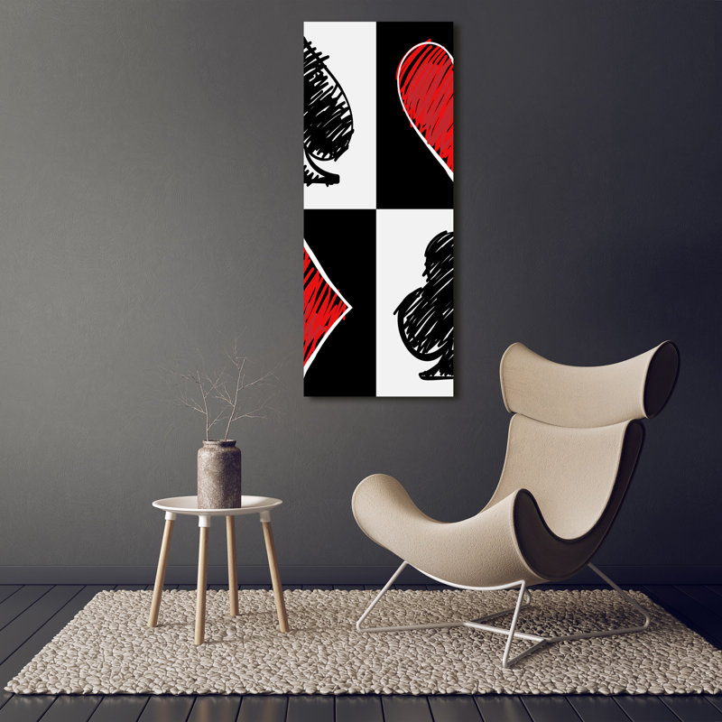 Card Colors - Wrapped Canvas Print