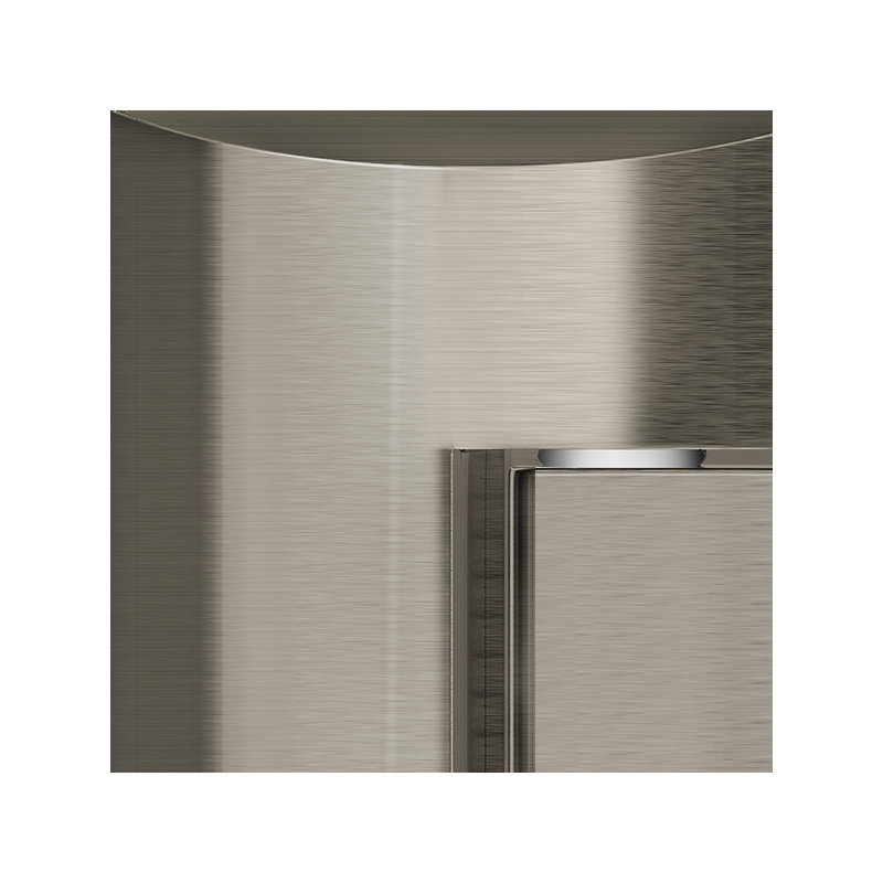 Porte de douche sans cadre Unidoor avec technologie Clearmax ™, Bronze frotté à l'huile