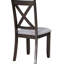 6 Combinaison de salle à manger - Table pliante en bois massif et chaise avec mobilier fonctionnel en couleur. Table, banc 4 chaises. Offre spacieuse pour 6 personnes. Détails en X Installation sans effort. Élevé
