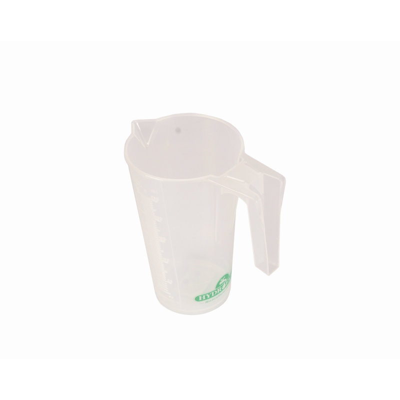 Tasse de mesure en plastique 4 gobelet hydrofarm, 3 000 ml