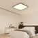 Deshunda 1 - Light 19.7" Simple Square LED Flush Mount