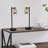 Set Of 2,  H20 Inch Industrial Style Table Lamp With Touch Control, Usb Port, And Dimmable Led