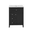 Meuble-lavabo 24 po avec lavabo supérieur, tiroirs et tiroir rabattable, tablette réglable-1900392930