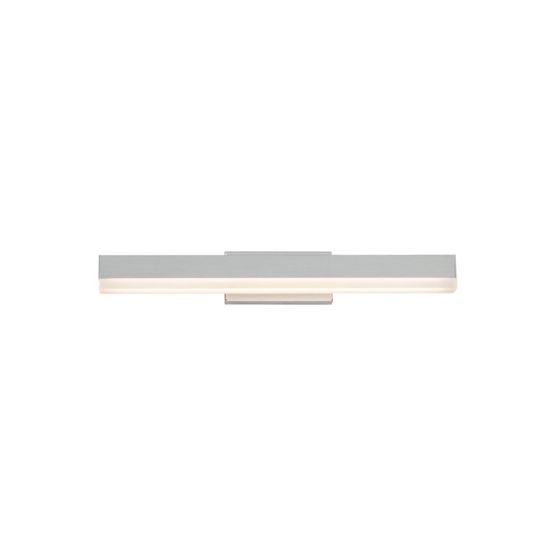 1-Light Dimmable LED Bath Bar, Brushed Aluminum