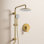 10" Wall Mount Rainfall Shower System