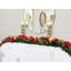 Red And Gold Magnolia Garland