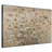 Extra Large Wall Art Fabric Print - Wildflower Meadow in Warm Neutral Tones Artwork Decor for Living Room or Bedroom - "Frame Assembly Required (Unfinished Frame)"-1605209501