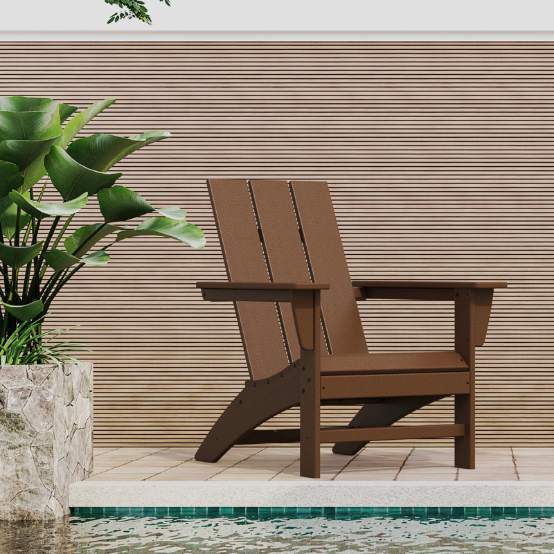 Chaise Adirondack POLYWOOD, Teck