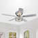 52'' Iris 5 - Blade Standard Ceiling Fan with Remote Control and Light Kit Included
