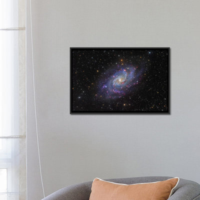 « the triangulum galaxy (ngc 598) i » par roberto colombari, impression sur toile tendue