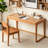 Rectangular Modern Cherry Solid Wood Writing Desk-210098202