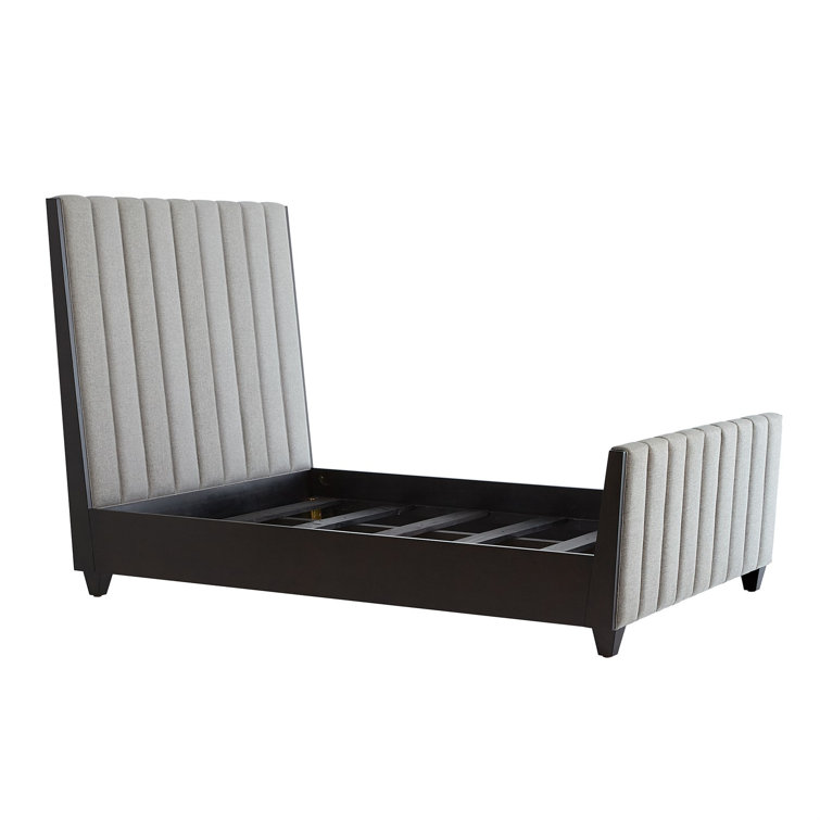 Channel Upholstered Bed