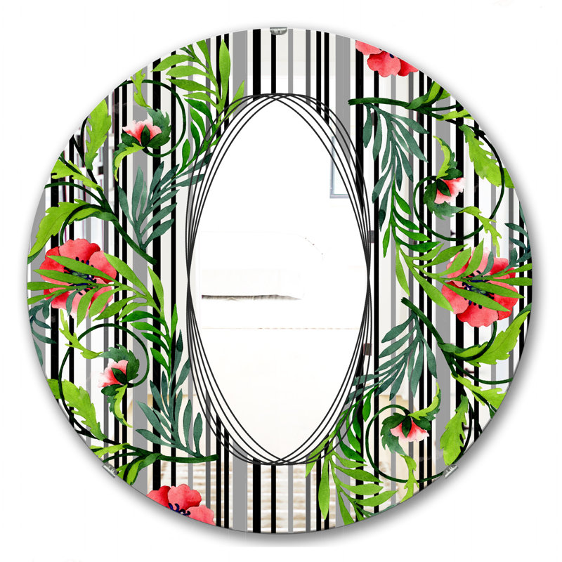 Miroir mural Elementary Botanicals 4, H 31,5 po x l po