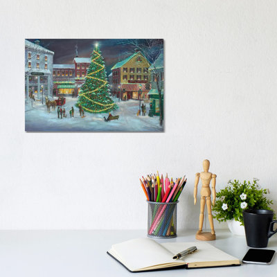 «Village Square» par Ruane Manning - reproduction d'art