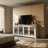 Ariba Traditional Mirrored Door TV Stand with Storage for 75" TVs-920440054