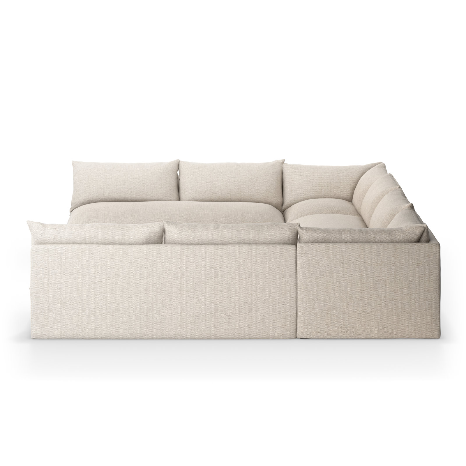 Finette 154" Patio Sectional, Faye Sand