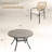 4-Person Outdoor Patio Dining Set With Stackable Rattan Chairs-1164610899
