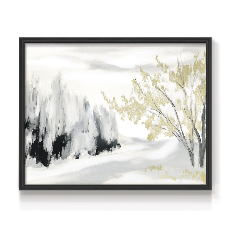 Chirstmas Art-CCLXXIV -Framed Print - Restickable, H 8 po x l 10 po, Noir, noir, noir, noir