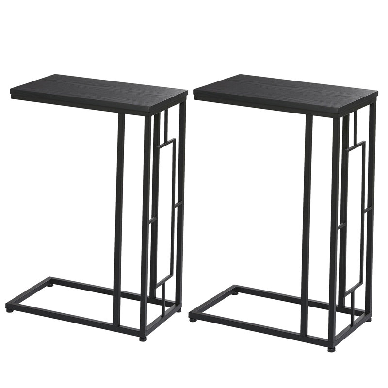 Ensemble de tables basses 2 pièces, Noir