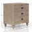 3-Drawer Nightstand With Storage Options
