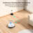 Cordless Robot Vacuum Cleaner and Mop Combo with APP/WiFi/Voice Control Auto-Charging, LDS 9.0 LiDA