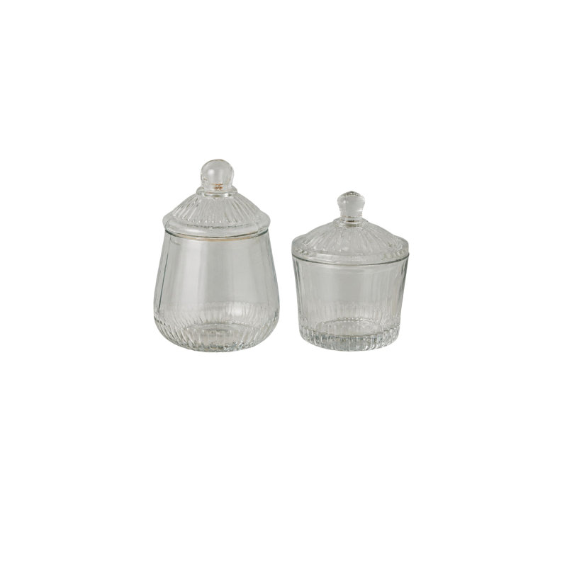 Ensemble de 2 bocaux en verre French Bistro Bon Bon & Biscuit