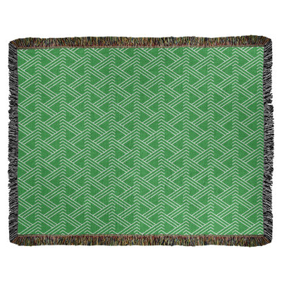 Patricia Geoffrey Hand Woven Throw Blanket