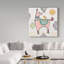 « ludique llamas iii », art sur toile-31873266