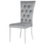 Ensemble de 2 chaises d'appoint à dossier capitonné Allessandra-1956377763