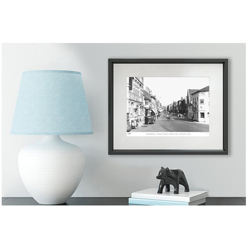 Tonbridge, High Street From The Station 1948 by Francis Frith - Single Picture Frame Print, 40cm H x 50cm W x 2.3cm D