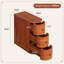 Malaga Wood Narrow Side Table with 3 Drawers -1227932386
