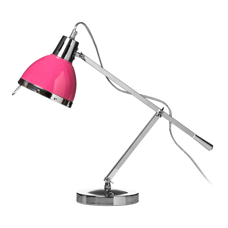 Adjustable Metal Lamp, Hot Pink