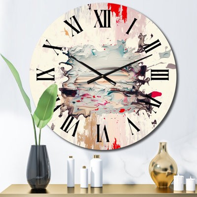 Horloge murale en métal "Dancing Alone Minimal"