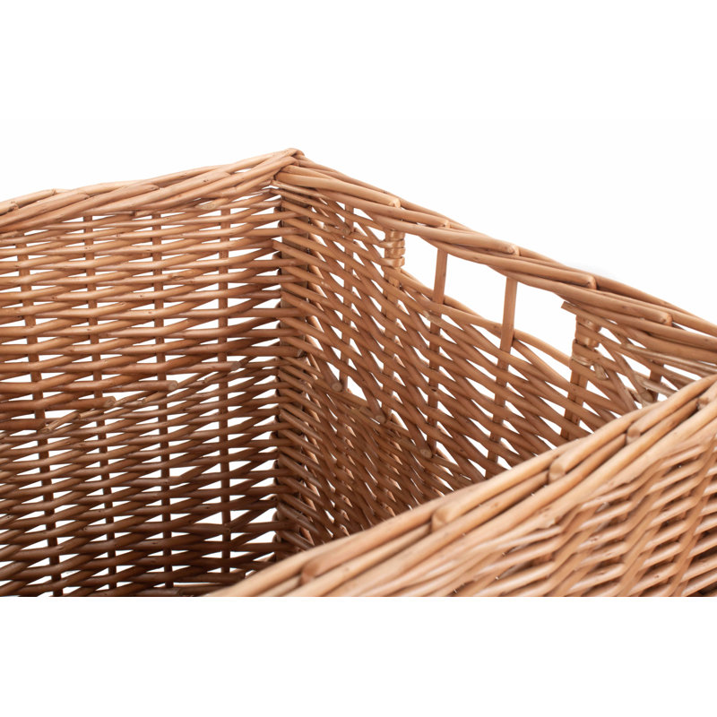 Wicker Square Storage Solution Basket