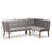 Velvet L-Shaped Sectional Left Hand Facing