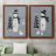 «Snowman Galvanized I», ensemble de 2 reproductions-10970657-10970669-10970659