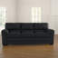 Robidoux 3 Seater Faux Leather Sofa Bed-25211368