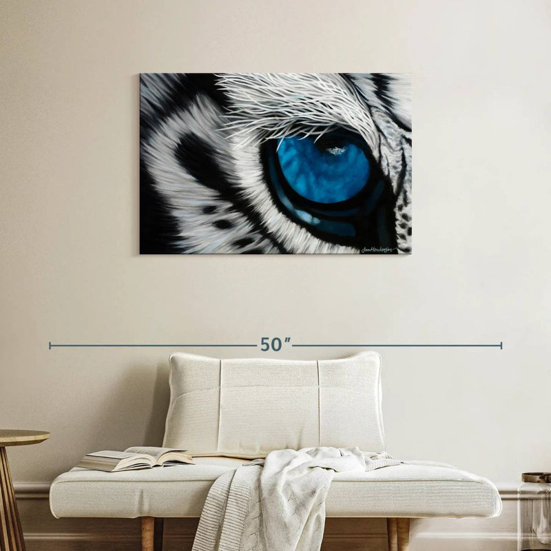Brampt Blue Tiger Eye, 24" H x 36" W