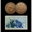 Souvenirs de centime et de timbre Civil War