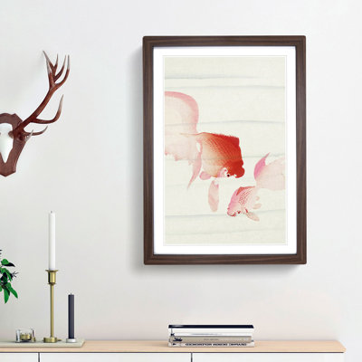 Goldfish by Ohara Koson - Framed Print