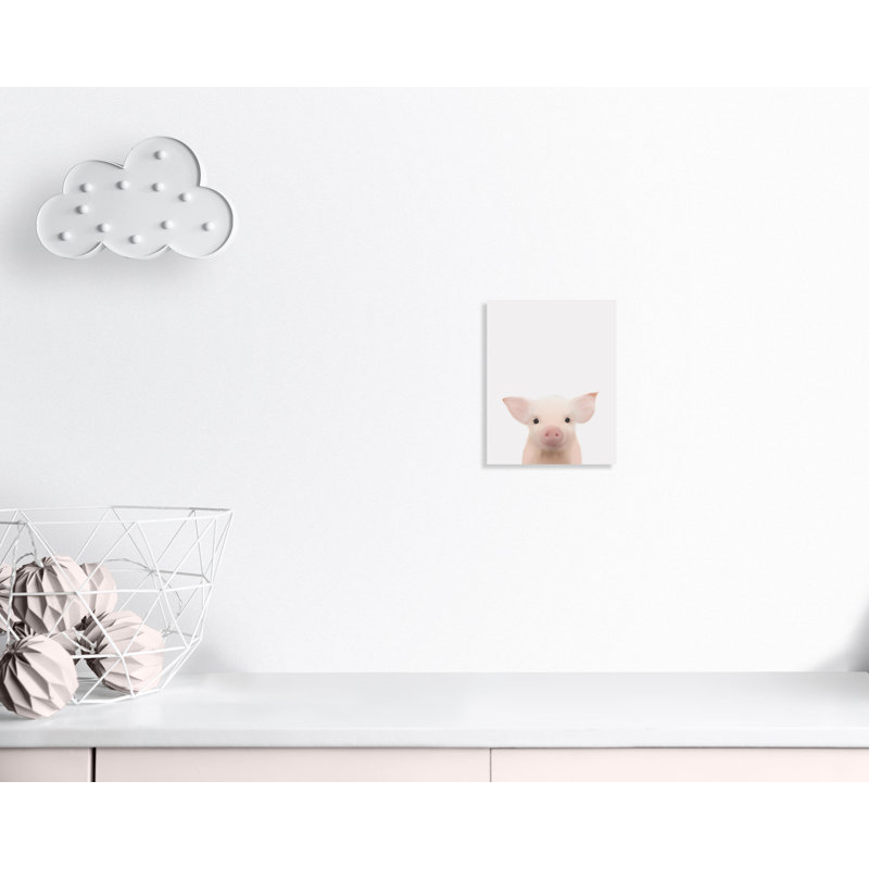 Porcelets porcelets enfants, décoration murale, H 14 po x l 11 po x P 1,5 po, Canevas