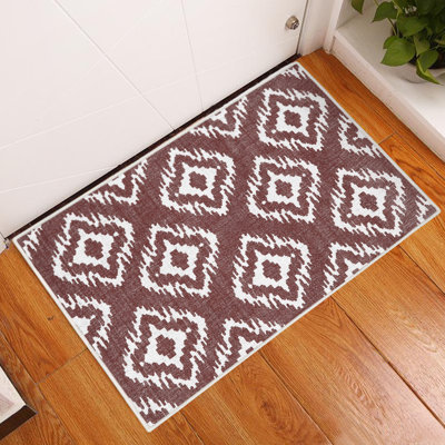 Tetra One Non-Slip Geometric Indoor Doormat