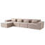 Canapé modulaire 5 pièces avec repose-pieds-998396115