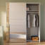 Kavalli 2 Door Sliding Wardrobe-225958531