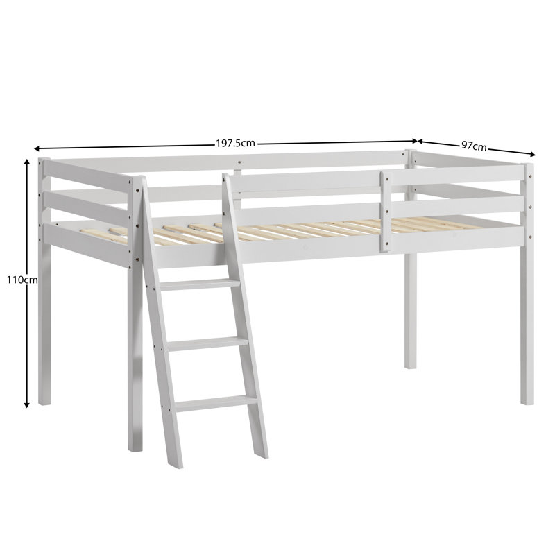 Muskoka 90 X 190cm Mid Sleepers, White
