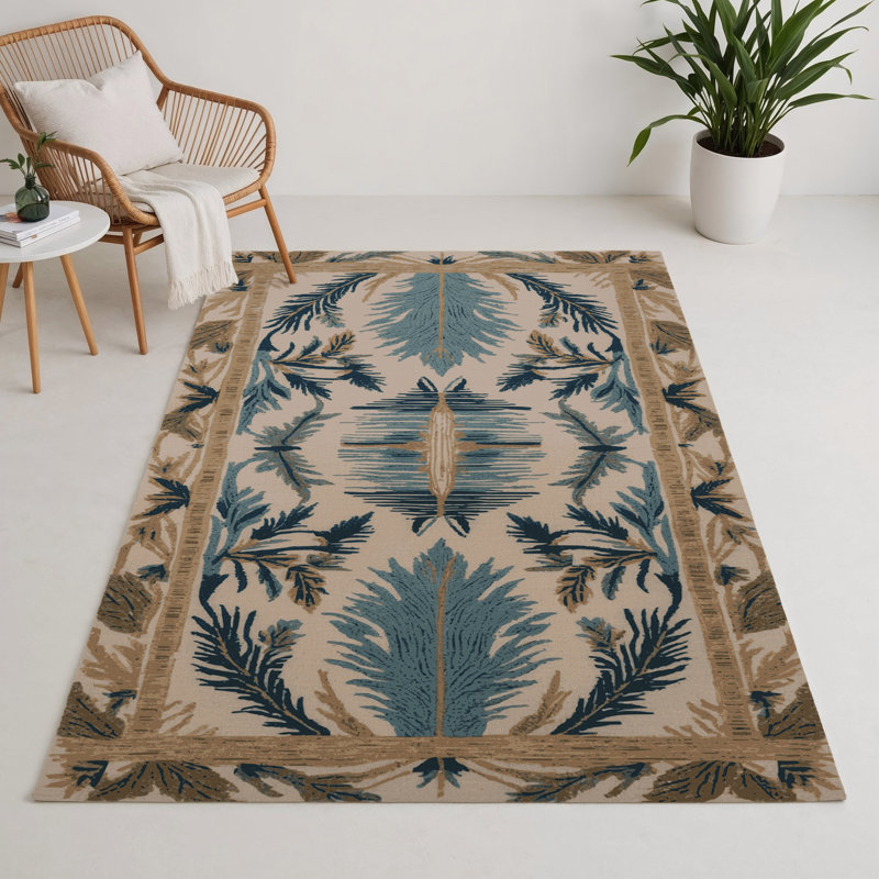 Nature Gray Indoor and Outdoor Area Rug, Rectangle 5' x 7'