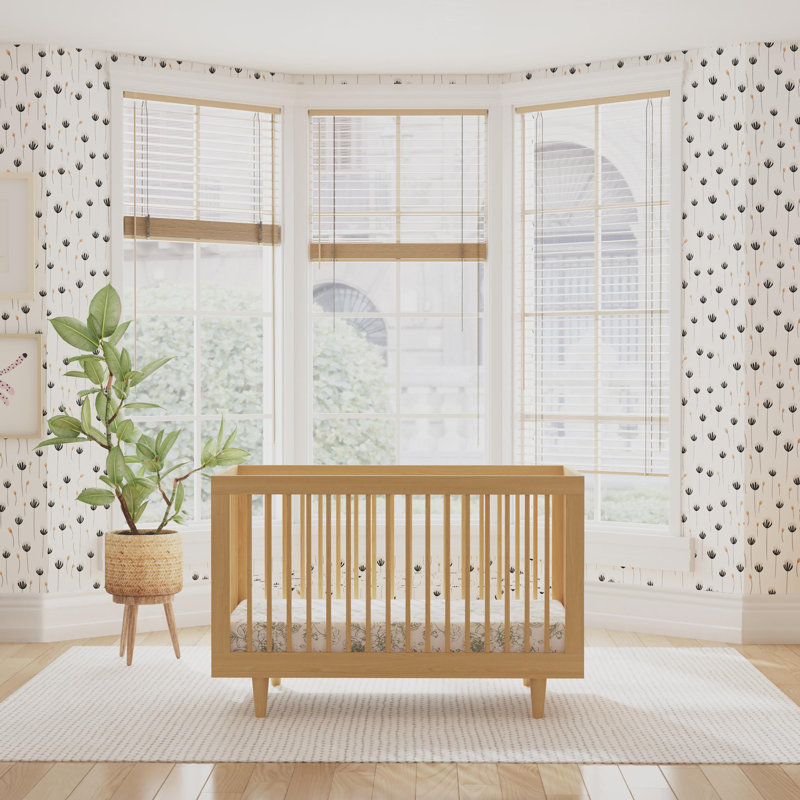 Lit de bébé convertible 3-en-1 Marley, Miel, Crib