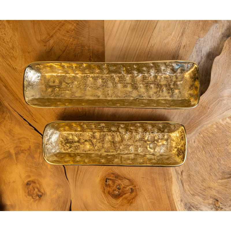 Handcrafted Gold Tray 